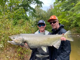 Chinook Salmon Fishing in Traverse City, Michigan