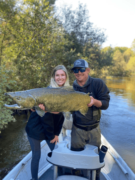 Chinook Salmon Fishing in Traverse City, Michigan