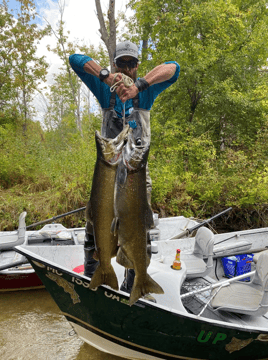 Chinook Salmon Fishing in Traverse City, Michigan