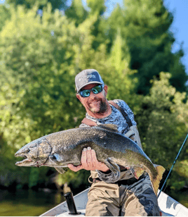 Chinook Salmon Fishing in Traverse City, Michigan