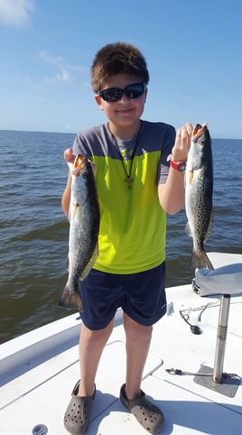 Speckled Trout Fishing in Saint Bernard, Louisiana