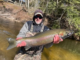 Rainbow Trout Fishing in Traverse City, Michigan