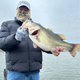 Trophy bass on O.H. Ivie Lake