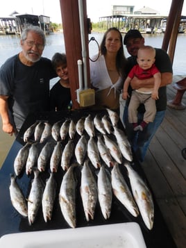 Speckled Trout Fishing in Port Sulphur, Louisiana