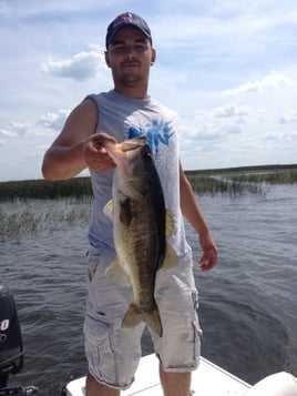 Largemouth Bass Fishing in Okeechobee, Florida