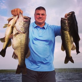 Largemouth Bass Fishing in Okeechobee, Florida