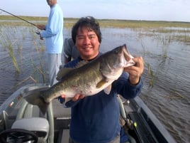 Largemouth Bass Fishing in Okeechobee, Florida