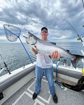 Chinook Salmon Fishing in St. Joseph, Michigan