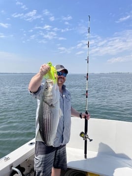 Striped Bass Fishing in Port Washington, New York