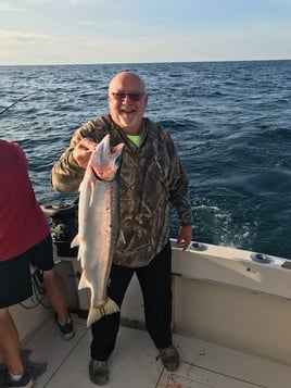 Chinook Salmon Fishing in Milwaukee, Wisconsin