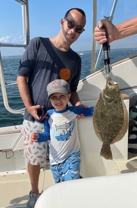 Flounder Fishing in Hampton Bays, New York