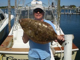 Flounder Fishing in Hampton Bays, New York