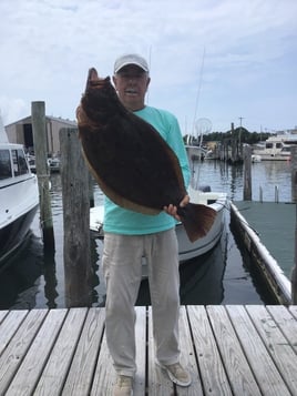 Flounder Fishing in Hampton Bays, New York