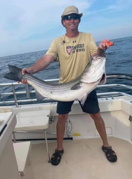 Striped Bass Fishing in Montauk, New York