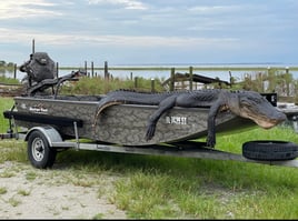 Flounder Gigging in Apalachee Bay, FL