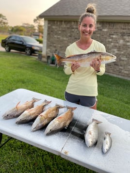 Redfish, Speckled Trout Fishing in Freeport, Texas