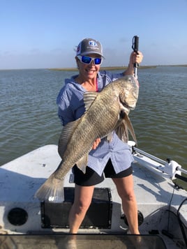 Black Drum Fishing in Freeport, Texas