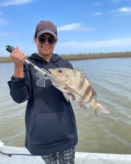 Sheepshead Fishing in Freeport, Texas