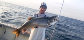 Half day fishing charter out of Kenosha Wisconsin