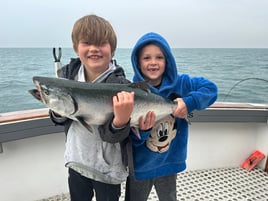 Half day fishing charter out of Kenosha Wisconsin