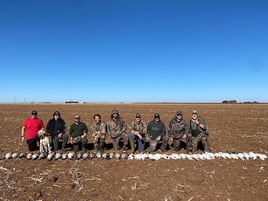 West Texas Plains Goose Hunting