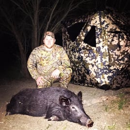 Hog Fishing in Carrizo Springs, Texas