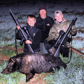 Night Vision Hog Hunts