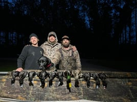 Open water duck hunts