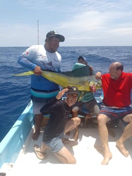 Mahi Mahi Fishing in Puerto Morelos, Mexico