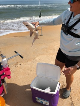 Fishin' Girl Cathy Sanders Surf Fishing Guide