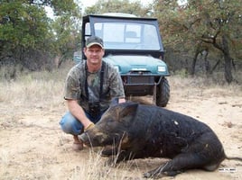 Hog Hunting in Loving, Texas