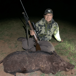 Hog Hunting in Trent, Texas