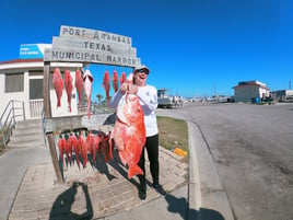 Red Snapper Fishing in Port Aransas, Texas