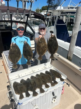 Flounder Fishing in Hampton Bays, New York