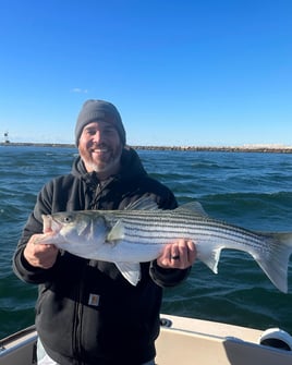 Striped Bass Fishing in Hampton Bays, New York