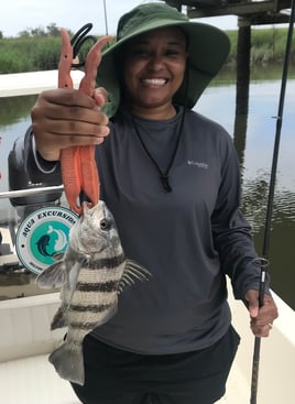 Sheepshead Fishing in Hilton Head Island, South Carolina