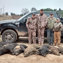 Hog Hunting in Bivins, Texas