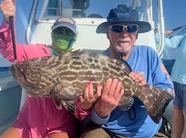 Black Grouper Fishing in Marathon, Florida