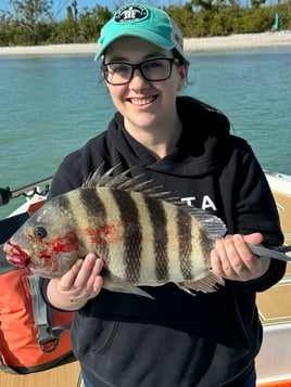 Sheepshead Fishing in Cape Coral, Florida