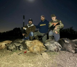 Hog Hunting in Honey Grove, Texas