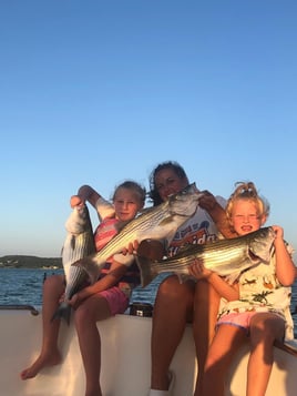 Striped Bass Fishing in Tow, Texas