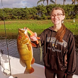 Peacock Bass Fishing in Delray Beach, Florida