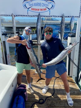 4 hours chasing mahi tuna wahoo kings and sailfish