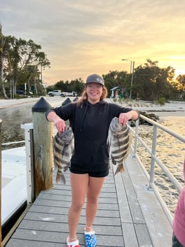 Sheepshead Fishing in Saint James City, Florida