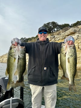 Largemouth Bass Fishing in Lago Vista, Texas