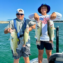 Largemouth Bass Fishing in Lago Vista, Texas