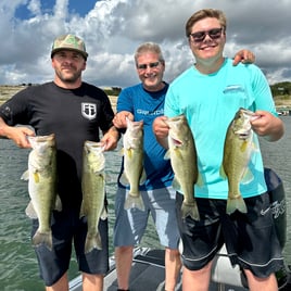 Largemouth Bass Fishing in Lago Vista, Texas