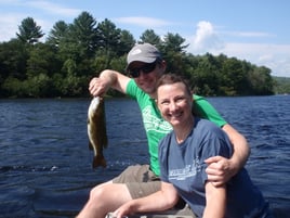 Smallmouth Bass Fishing in West Forks, Maine