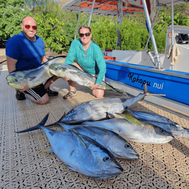 Mahi Mahi, Skipjack Tuna Fishing in Moorea-Maiao, French Polynesia