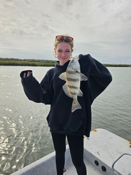 Black Drum Fishing in Aransas Pass, Texas